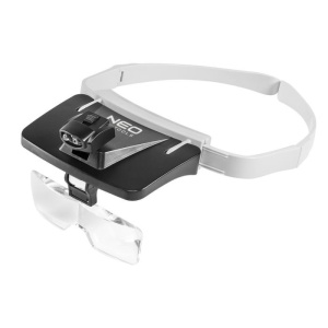 Ochelari cu lupa si LED-uri, 5 lentile, 2 x AAA