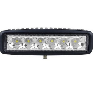 Proiector LED Auto Offroad 18W/12V-24V, 1320 Lumeni, Lungime 16 cm, Flood Beam 60 Grade