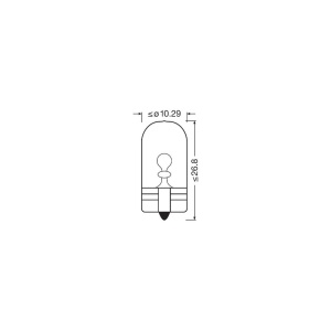 SET 2 BECURI 12V W5W ORIGINAL BLISTER OSRAM - Img 2
