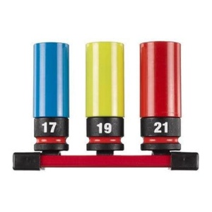 Set 3 chei tubulare de impact Milwaukee ½″ SHOCKWAVE™ IMPACT DUTY
