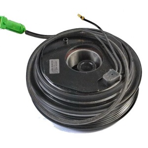 Set bobina, fulie si ambreiaj compresor A/C DENSO 7SBU16C 6pk 126mm AUDI VOLKSWAGEN SKODA PORSCHE - Img 2