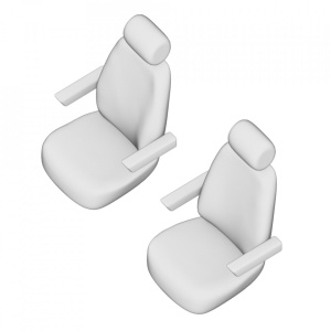 SET HUSE SCAUN UMBRELLA PENTRU VW T5 (1+1) TRANSPORTER VAN 2004-2015 - Img 2