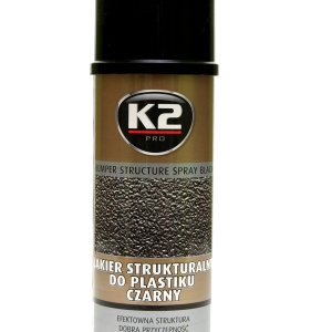 Spray vopsea texturata bara K2 Bumper Spray 400 ml – negru