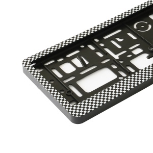 SUPORT NUMAR INMATRICULARE MEGA DRIVE CARBON SET 2 BUC - Img 3