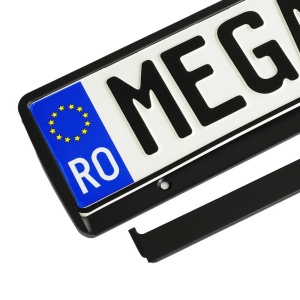 SUPORT NUMAR INMATRICULARE MEGA DRIVE NEGRU 1 BUC - Img 2