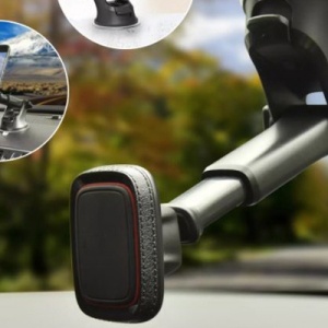 SUPORT TELEFON AUTO MAGNETIC CU FIXARE PE BORD/PARBRIZ CU VENTUZA - Img 6