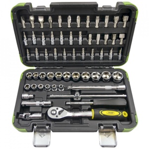 TRUSA DE TUBULARE HEXAGONALE DE 3-8` CU 59 PIESE JBM - Img 3