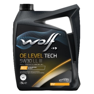 Ulei motor turisme Wolf OE Level tech LL III 5W30 5L