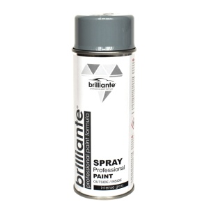 Vopsea Spray Gri Argintiu (RAL 7001) 400ml BRILLIANTE