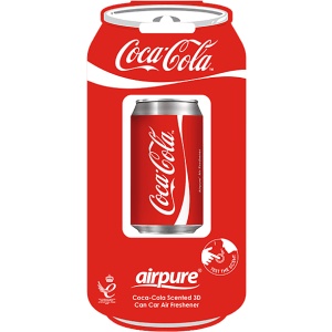 AIRPURE Odorizant auto, cutie de sifon 3D, Coca Cola original