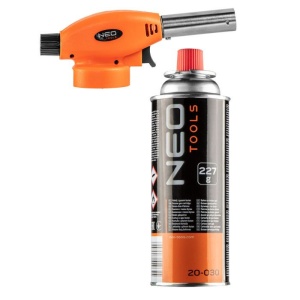 Arzător cu gaz cu filet + cartuș cu gaz butan, 227g 20-041 NEO