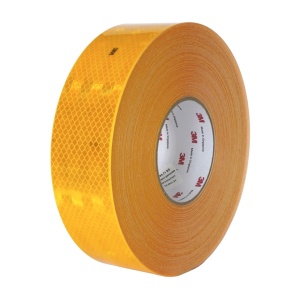 BANDA REFLECTORIZANTA 3M 983-71 GALBEN 53.5MMX50M ECE 104 - Img 2