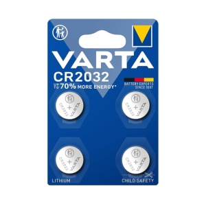 Baterie Varta litiu CR2032 3V - set 4 buc
