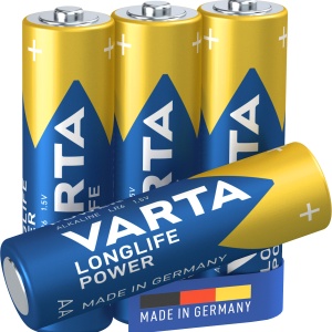 Baterii Alcaline VARTA High Energy AA, 4 buc