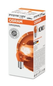 BEC 12V PY21W ORIGINAL SET 10 BUC OSRAM - Img 2