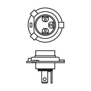 BEC 24V H4 70W / 75W ECO TRUCK BOSCH - Img 5