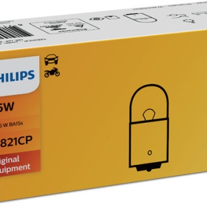 BEC AUXILIAR R5W BA15s 12V SET 10 buc PHILIPS