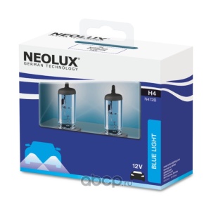 Bec Neolux Blue Light H4 12V 60/55W P43t
