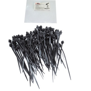 Bride pentru cablu MTR negre 4.8x200 mm 50 buc.