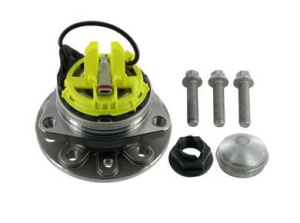 Butuc cu rulment fata Opel Astra H, model cu 5 prezoane, senzor ABS integrat SKF