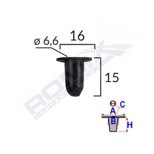 CLEMA FIXARE PRAG PENTRU VW SET 10 BUC - Img 2
