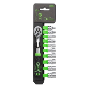 Clichet cu 72 dinti 1/4" cu set tubulare Hex.