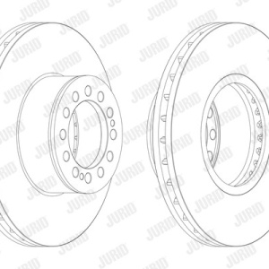 Disc frana fata stg/dr Jurid