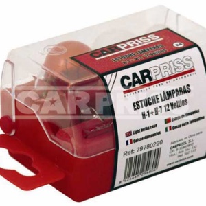 Kit rezerva becuri Carpriss H1+H7 12V 55W P14.5s