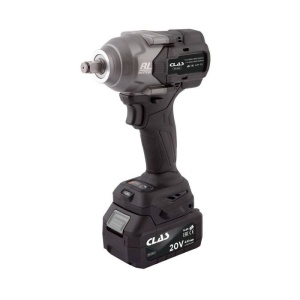 Pistol de impact 1/2" 1080Nm 20V fără perii + 2 baterii 4Ah + încărcător