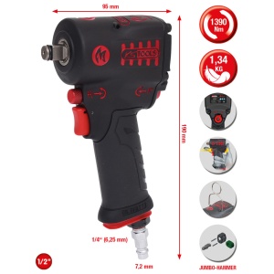 Pistol pneumatic miniMONSTER 1/2 1.390 Nm KS TOOLS