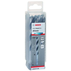 Set 10 burghie metal HSS PointTeq 8.0mm