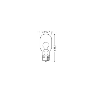 SET 2 BECURI 12V W16W ORIGINAL BLISTER OSRAM