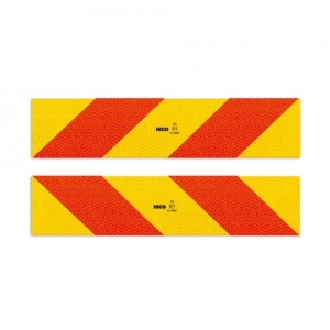 SET 2 PLACUTE REFLECTORIZANTE 565X132MM ALUMINIU RR.70.0 HICO