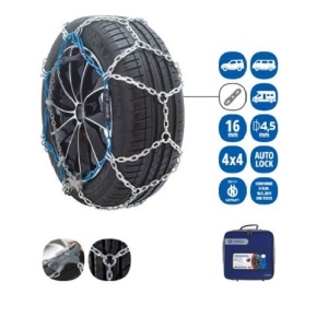 Set (2buc) lanturi antiderapante 16mm PROFESSIONAL 4X4 & CARGO VERIGA PN30 + geanta transport