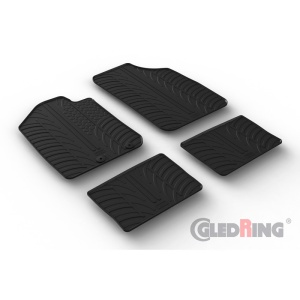 Set 4 covorase cauciuc dedicate DACIA Spring Electric HB 10.2021-> /rubb