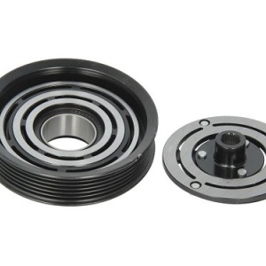 Set bobina, fulie si ambreiaj compresor A/C DENSO SCS08 6PK 120mm ALFA ROMEO FIAT TOYOTA - Img 2