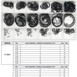 Set coliere zeger interior 300 buc