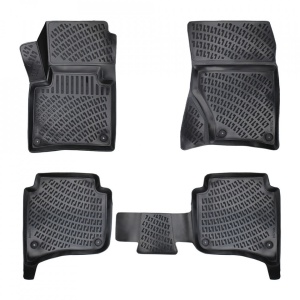 Set Covorase Auto Cauciuc UMBRELLA Dedicate VW TOUAREG II (7P) CLIMA 4 ZONE 2010-2018