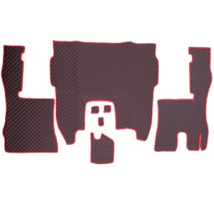 Set Covorase PIELE ECOLOGICA TRUCK UMBRELLA dedicate SCANIA SERIA R 450-500 EURO 6 2018- AUTOMATA. NEGRU