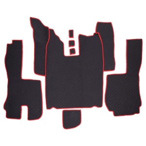 Set Covorase PIELE ECOLOGICA TRUCK UMBRELLA dedicate SCANIA SERIA R 2005-2013 MANUAL. NEGRU