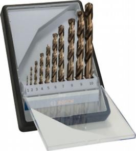 Set de 10 burghie elicoidale PRO Stainless Steel HSS-Co