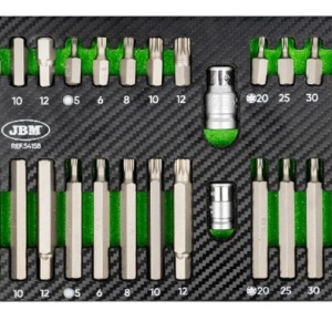 SET DE 42 IMBUSURI HEXAGONALE. 12 VARFURI ?I TORX-URI