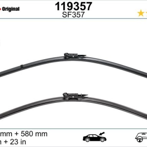Set lamela stergator SWF Wiper FB OE LHD 600/580 mm