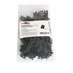 Suport montare surub negru 16.0x10.7x7.0 mm 100 buc