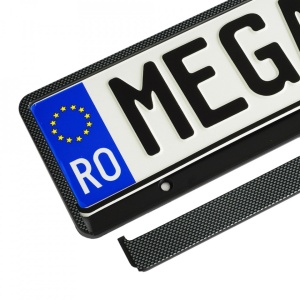 SUPORT NUMAR INMATRICULARE MEGA DRIVE CARBON 1 BUC - Img 5