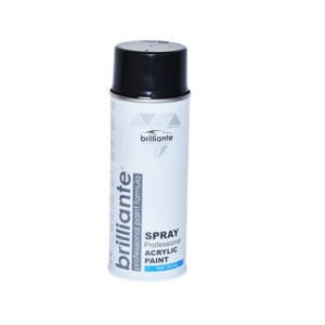 Vopsea Spray Acrilica Gri NEGRU (RAL 7021) 400ml BRILLIANTE