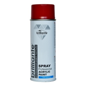 Vopsea Spray Acrilica Rosu Carmin (RAL 3002) 400ml BRILLIANTE