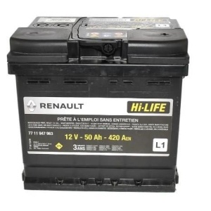Acumulator Renault 50 Ah - 420A
