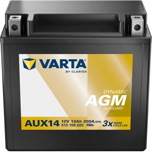 Acumulator Varta SILVER dynamic Aux 13 Ah 200A