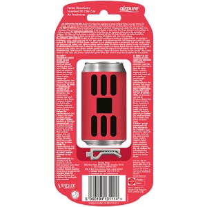 AIRPURE Odorizant auto, băutură răcoritoare 3D, căpșuni Fanta